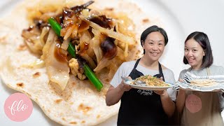 COOKING WITH MY DAUGHTER | Moo Shu Pork & Homemade Tortillas