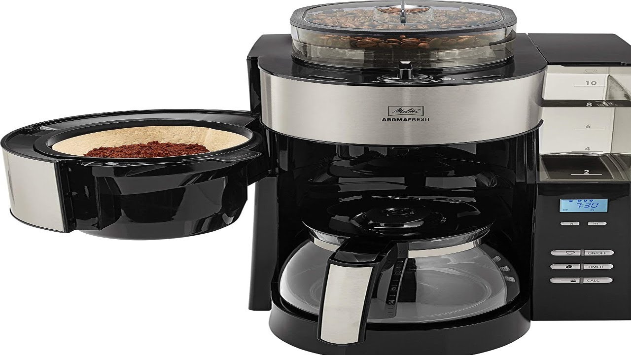 🔴Melitta 1021-21 Cafetera de Goteo, 1000 W, 1.25 litros, Acero Inoxidable\\ CAFETERA  MELITTA - YouTube