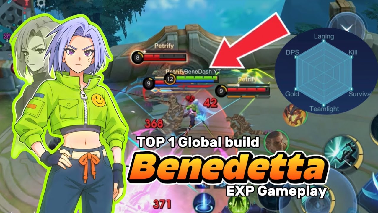 Benedetta EXP lane gameplay🔥 Benedetta VS Paquito‼️ WHO will win⁉️ 