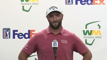 Jon Rahm 2022 WM Phoenix Open Sunday Flash Interview PGA Tour. Spanish
