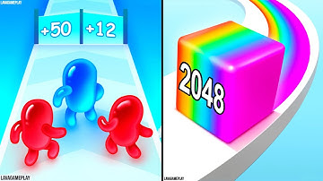 Join Blob Clash 3D vs Jelly Run 2048