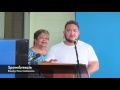 Reggae Artist Spawnbreezie during Bluesky's Press Conference