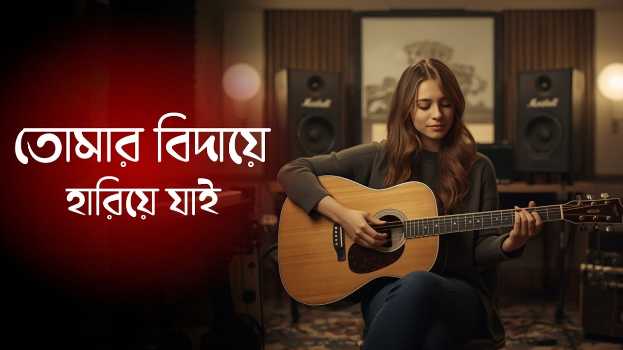 তোমার বিদায়ে হারিয়ে যাই | Tomar Bidaye Hariye Jai | Bengali Sad Song 2025