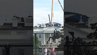 White House UFC fight construction underway: See the towering ‘Claw' in DC | NBC4 Washington