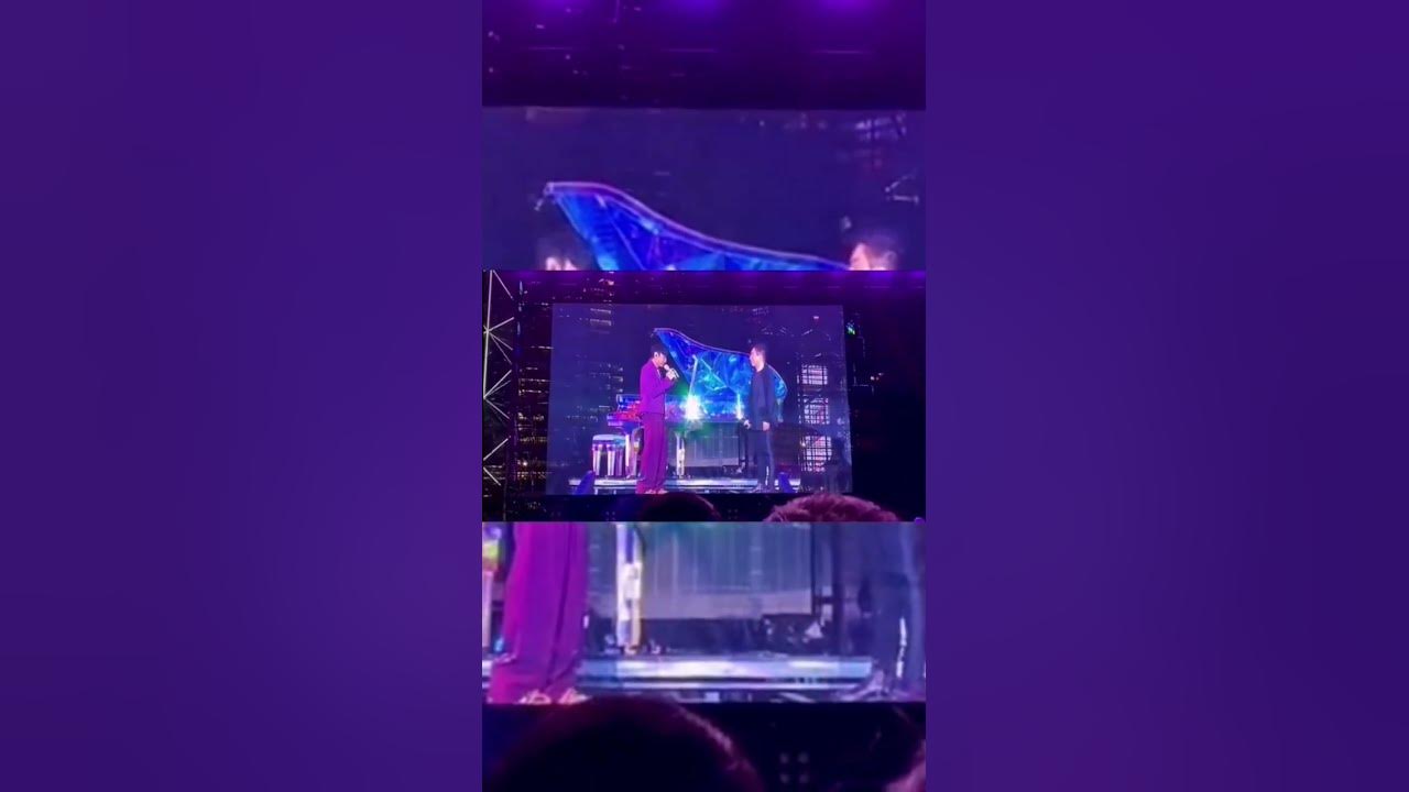 JJ唱海阔天空到一半黃貫中直接出场誰懂啊真的全埸炸翻了啊啊啊啊啊!  ! #林俊杰jj20世界回演唱會#行走cd #beyond ＃黄家驹＃黄贯中＃黄家强＃叶世荣🤟🏻🤟🏻🤟🏻🎸🎸🎸