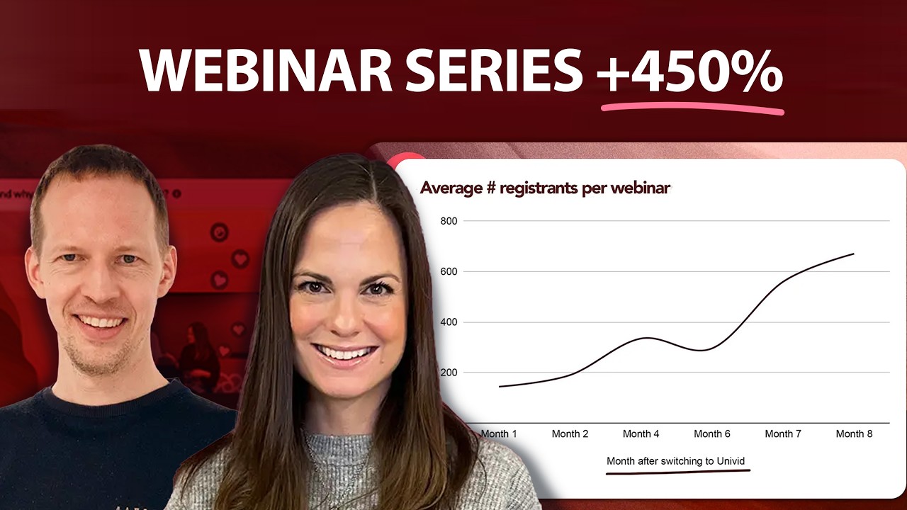 How This AI SaaS Grew Their Webinar Series 450% (3 Tips) - YouTube