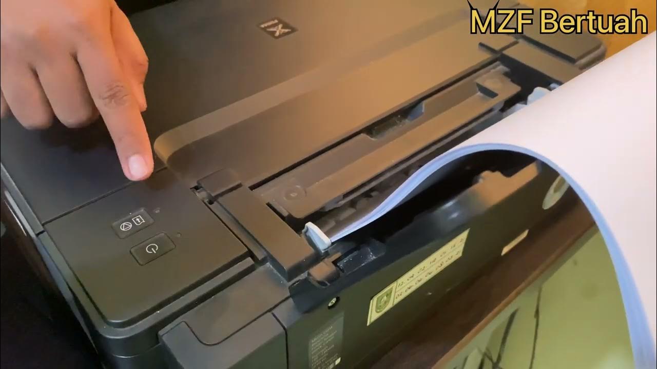 Cara memperbaiki printer canon g1010 kedap kedip youtube