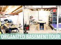 Basement Organization Ideas and Organized Basement Tour