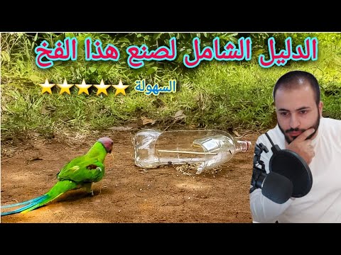 اصنع هذا الفخ لصيد العصافير في المنزل - YouTube