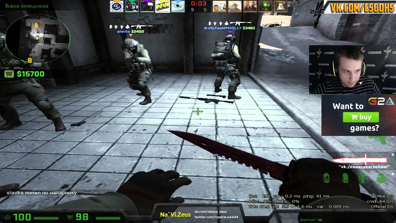 Zeus Play MM De_Dust2 43:16 Have Ace With Awp (TIME 14:45) - YouTube