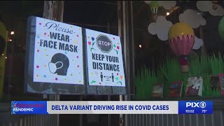 Delta variant driving rise in NY COVID cases