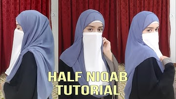 Nose Niqab Style 2024 | Half Niqab Tutorial | Full Coverage Hijab | Hijab Style 2024 | The Hijabi__