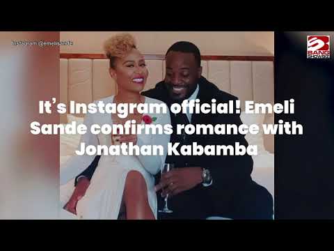 It's Instagram official! Emeli Sande confirms romance with Jonathan Kabamba
