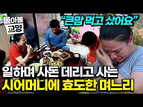 “예쁜 우리 며느리” 편한 일 마다하고 시어머니 노점 장사까지 돕는 베트남 며느리 깜짝선물에 복받친 시어머니 #몰아볼교양