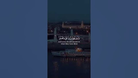 تلاوة هادئة تريح الأعصاب😴🎧 القارئ: اسلام صبحى سورة: آل عمران 💙❤