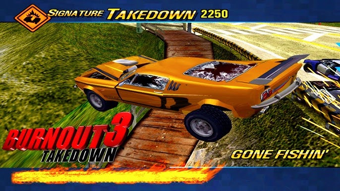 Para Sempre PS2: Aumente o volume e pise fundo com Burnout 3: Takedown -  Arkade