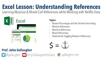Excel - Using Netflix Data to Understanding References