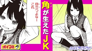 【ジャンプ漫画】（cv:小見川千明）ある日とつぜん角が生えてきた女子高生。実は龍と人とのハーフで...！？『ルリドラゴン』前編【ボイスコミック】