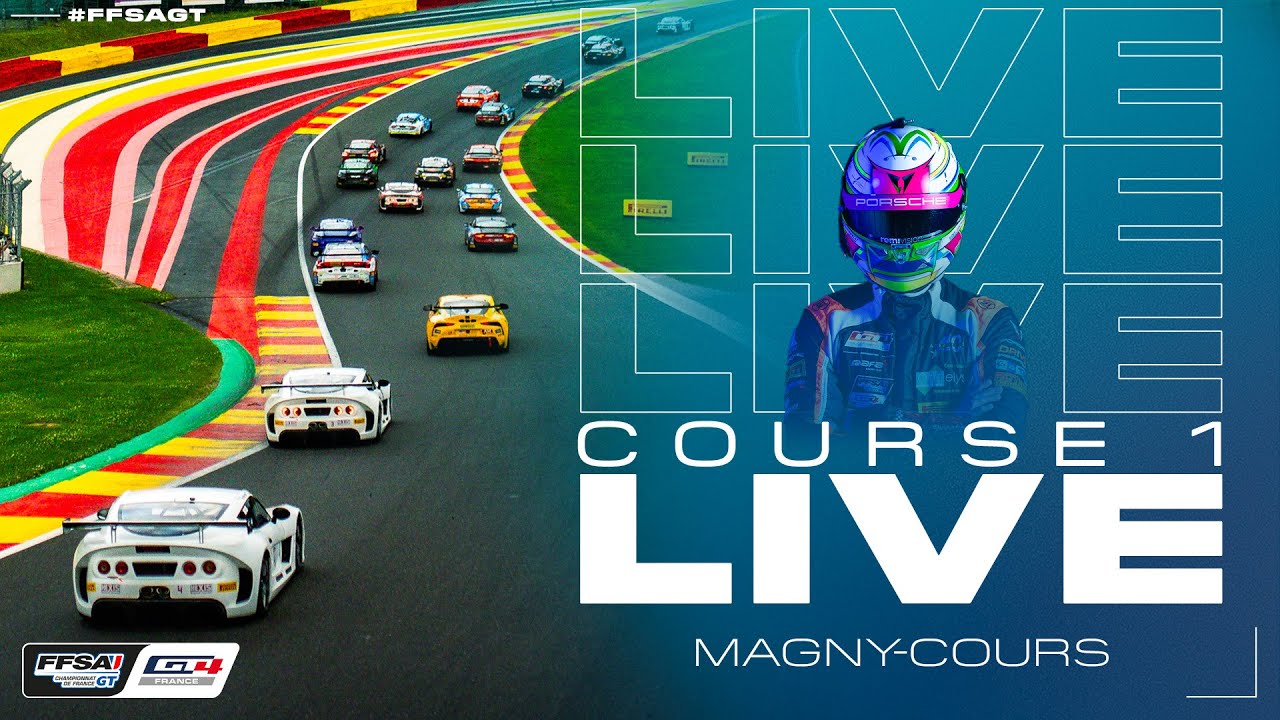LIVE – Course 1 - Championnat de France FFSA GT – Magny-Cours