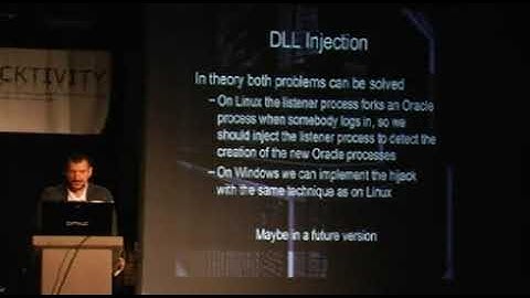 Hacktivity 2010: Post Exploitation Techniques in Oracle Databases