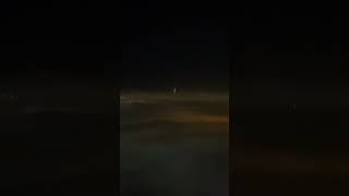 Медитативная посадка в туман ночью в Питере
