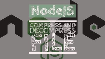 Compress and Decompress Files in NodeJs | Quick and easy
