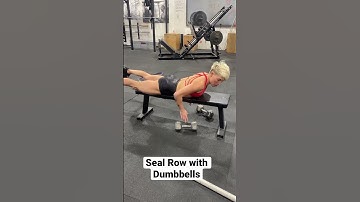 Seal Row with Dumbbells