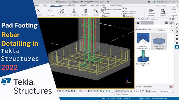 Pad Footing Reinforcement Detailing using Tekla Structures 2022.