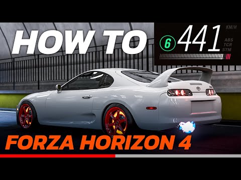 DearWickImakeepontrying FORZA HORIZON 4:  แจกจูน SUPRA ลั่นๆ 441 KMH  โค ตร บ้าาา!!