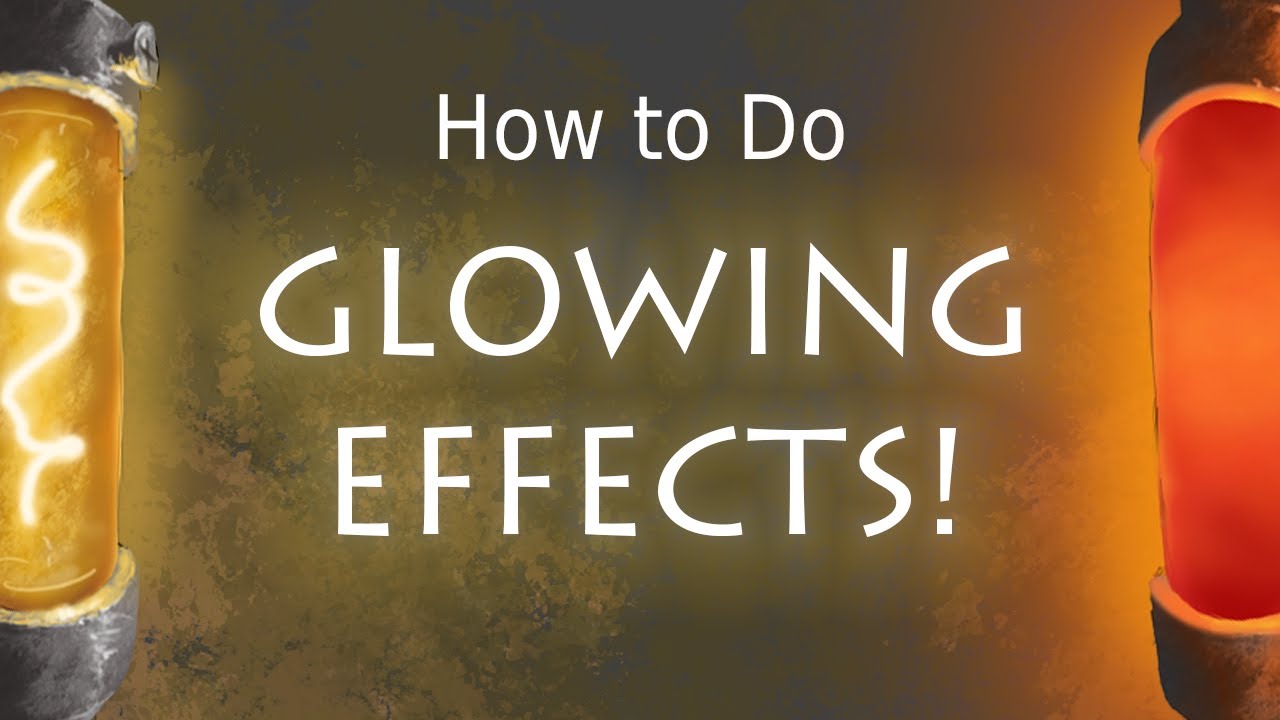 How to do Glowing  Effects YouTube