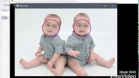 Face and eyes detection using OpenCV in Python - short code