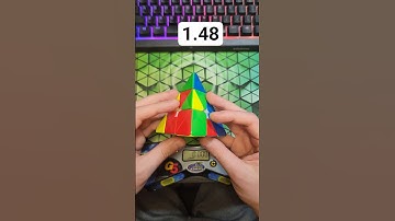 Pyraminx Solve of the Day 11/24 - 1.48 #pyraminx #rubikscube #cubing #speedcubing #puzzle #shorts