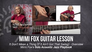 🎸 Mimi Fox Jazz Guitar Lesson - It Don&#39;t Mean a Thing (If It Ain&#39;t Got That Swing) - TrueFire