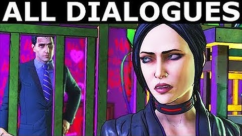 Meet Selina In The Funhouse - Both Versions - All Dialogues - BATMAN The Enemy Within Episode 5
