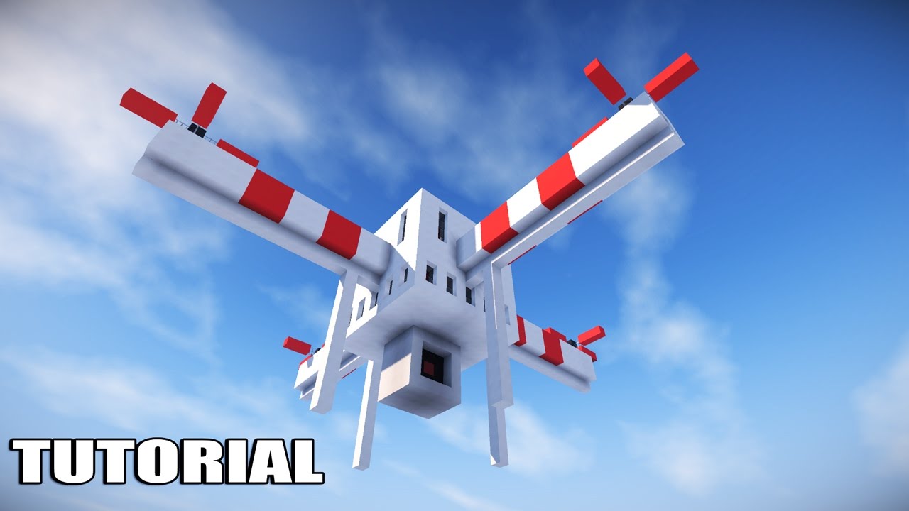 Minecraft Tutorial How To Make A DRONE House (Survival Starter House) YouTube