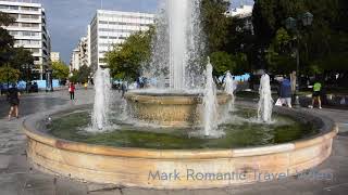 Фонтан на площади Синтагма, Афины - Fountain at Sintagma square, Athens