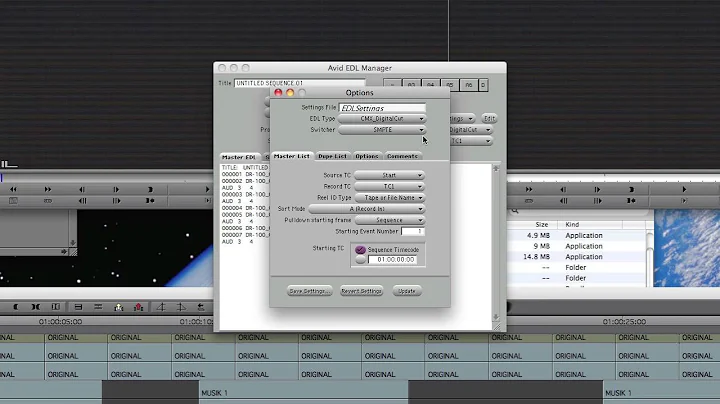 Avid EDL GEMA tutorial