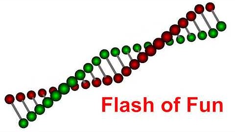 Adobe Flash animation tutorial : How to make 3D DNA animation in flash easily