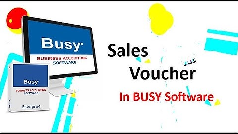 Sales Voucher in BUSY Software I Nepali Language