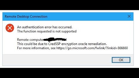 Hướng Dẫn Khắc Phục Lỗi CredSSP Không Remote Được VPS Trên Windows 10 by ZANGVPS