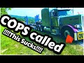 A Day In The Life Of A Heavy Haul Trucker | Had to call cops