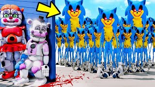 ANIMATRONICS ENCONTRARAM O SONIC.exe NO GTA 5  GTA V Five Nights at Freddy's