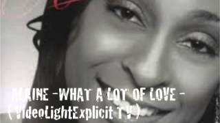 ALAINE - WHAT A LOT OF LOVE -  Reggae Dancehall - 2013 chords