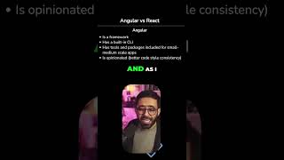 Angular vs React: Which Framework Wins? #shorts