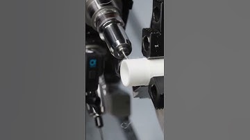 CNC turning automation PEEK parts #cnc #cncturning #cncmachining #machining #cncmachinist  #5axis