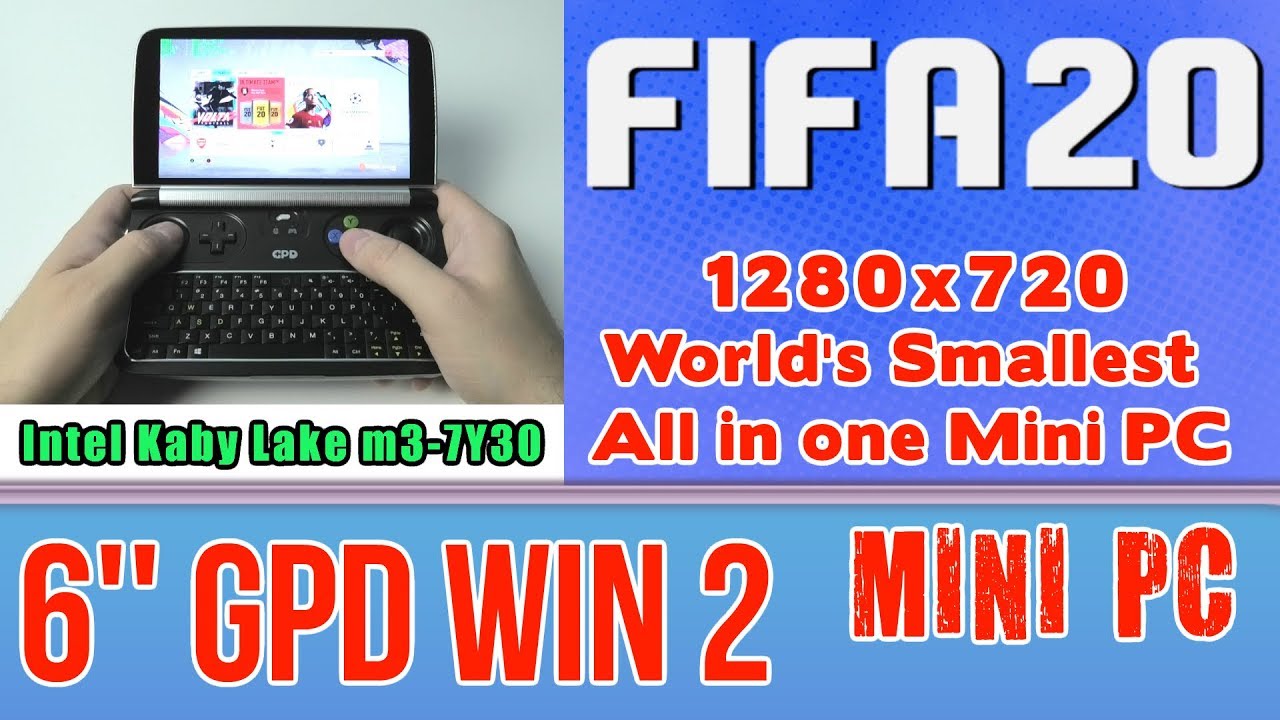PC/タブレット ノートPC TOP 102 playable games 6'' GPD Win 2 Handheld Mini PC - 256 GB SSD 