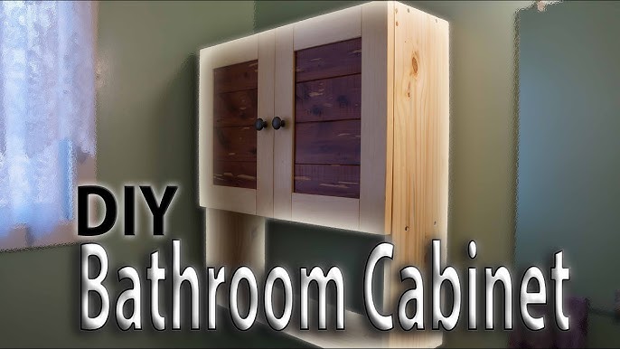 Bathroom Storage Cabinet, Woodworking Project