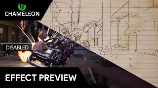 Drawing - Chameleon Post Process for Unreal Engine 4