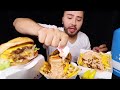 IN-N-OUT ANIMAL STYLE FRIES + DOUBLE DOUBLE BURGERS MUKBANG 먹방 | Eating Show