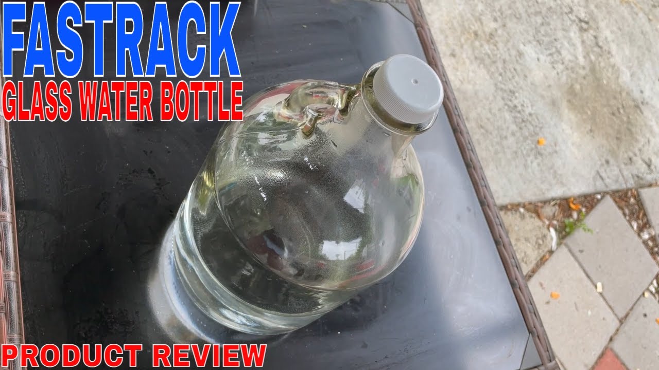 FastRack Glass Water Bottle 1 Gallon Jug 🔴 YouTube